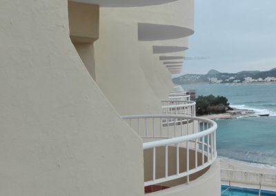 Reparación pilares de hormigón en Ibiza
